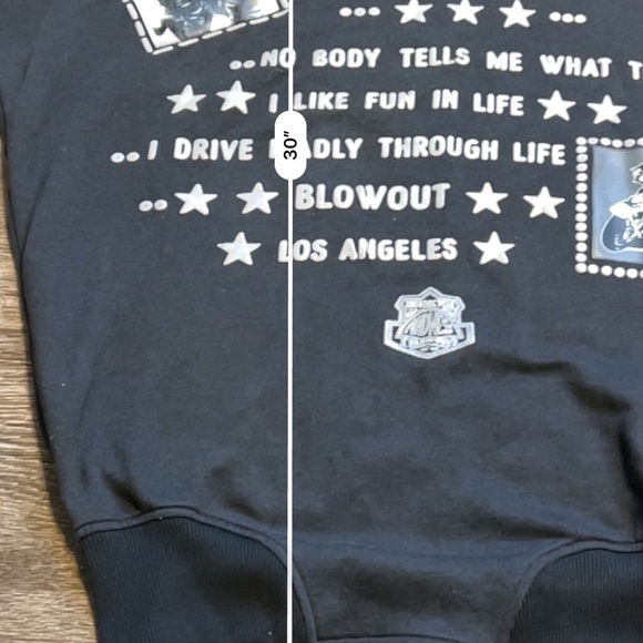 VINTAGE Blowout LA Sweatshirt Women’s F M- L RARE - Picture 10 of 12